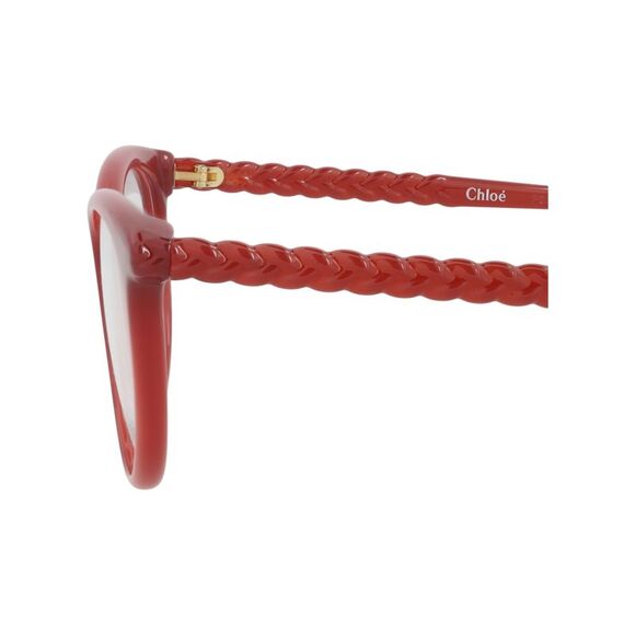 Chloé Cat Eye-Frame Bio Injection Optical Frames Orange Womens - Picture 4 of 6